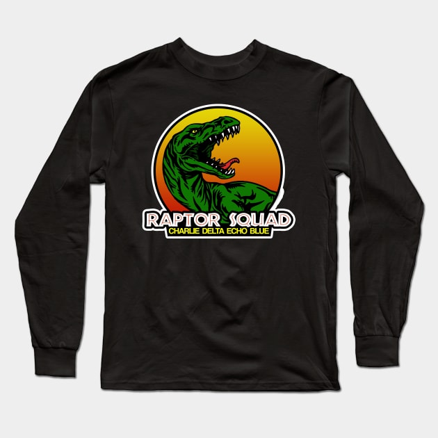 raptor squad v2 Long Sleeve T-Shirt by corbinbacksunday